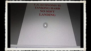 U.S. Economy Is Tanking - There Will Be No Soft Landing