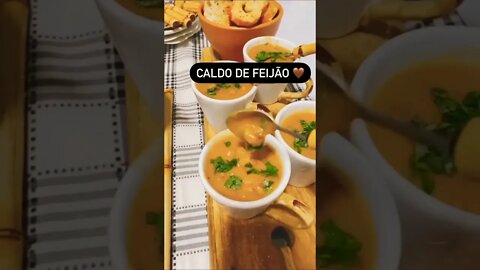 CALDO DE FEIJÃO 🥣😋 | Receitas #Shorts