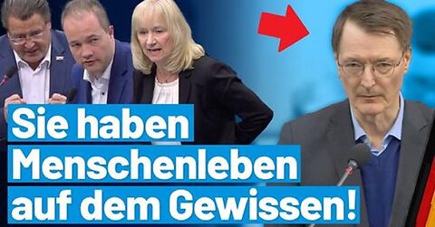 So hart wurde Lauterbach noch nie befragt! - AfD-Fraktion im Bundestag