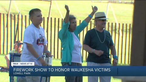 Waukesha Strong display shines in city's Independence Day fireworks