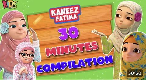 Kaneez Fatima Cartoon Series compilation || Episode 6 to 10 | 3D Enimation Urdu story fot kids