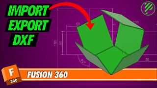 How to Export Import DXF Fusion 360 | Pistacchio Graphic