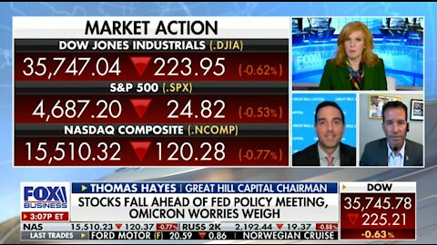 Tom Hayes - Fox Business Appearance - Claman Countdown - 12/13/2021