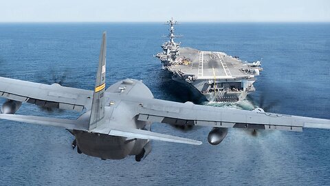 Why the US Landed the Largest Plane on an Aircraft Carrier at Sea