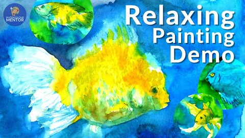 Watercolor Fish Painting | Relaxing Painting Video