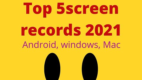 Top 5 screen recorder software|free top 5 screen recorder software free|#screenrecordersofter,