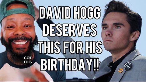 THIS is the best birthday gift for David Hogg 😂