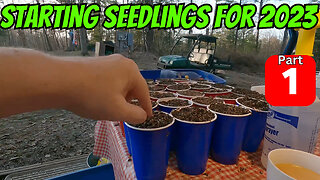 Starting Seedlings For 2023 Pt.1