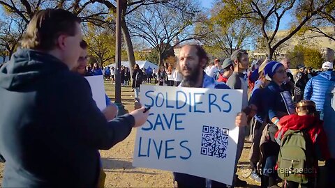 March For Israel Attendees On Big Tech And Hamas