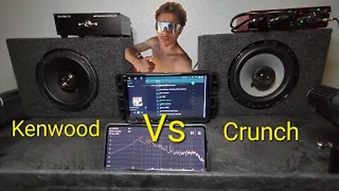 (Kenwood KFC-1666 VS Crunch cs653) 6 1/2 Speaker comparison