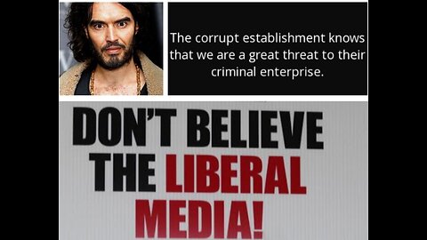 Russell Brand under attack by the corrupt lying MSM Channel 4 & The Times