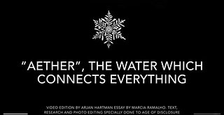 THE BLUE AETHER BY MARCIA RAMALHO THE WATER WHICH CONNECTS EVERYTHING!