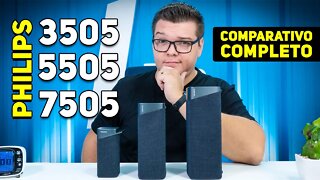 Caixa de som Philips TAS3505, TAS5505, TAS7505 - Comparativo Completo!