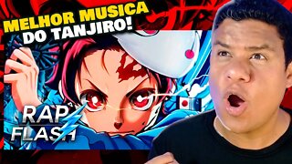 Rap do Tanjiro (Kimetsu no Yaiba) - A FRAQUEZA DOS ONIS // Flash Beats | React Anime Pro