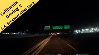 California Driving the L.A. freeway after dark 2