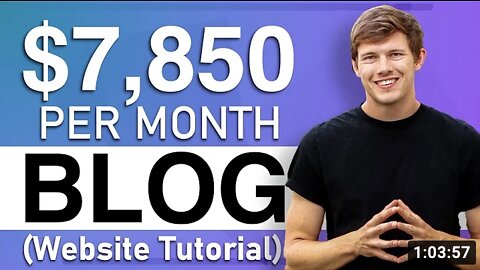 How To Make An Affiliate Marketing Blog in 2022 | Make Money Online