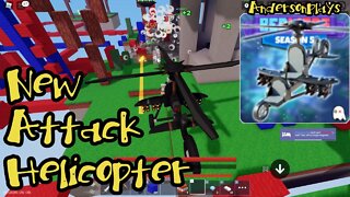 AndersonPlays Roblox BedWars 🚁 [ATTACK HELICOPTER!] Update
