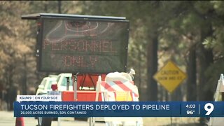 Northwest, Tucson firefighters deployed up to Pipeline Fire