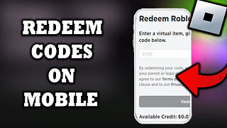 How To Redeem Codes On Roblox Mobile