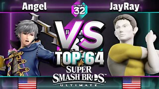 ULTIMATE 32 Top 64 - Angel (Robin) vs. JayRay (Wii Fit Trainer) - Smash Ultimate