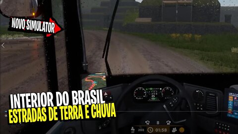 ▶️BUS SIM 22 - EXPLORANDO AS ESTRADAS DE TERRA E CHUVA NO INTERIOR DO BRASIL