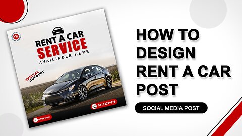 How to Design an Effective Rent-A-Car post🚀 #soical media post