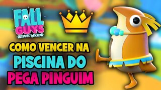 Como vencer na Piscina do Pega Pinguim - Fall Guys