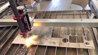 ​ @Langmuir Systems Crossfire pro cnc plasma table first art project