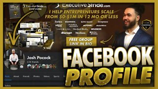 Facebook Profile Optimization - Coaches & Consultants (Lead Generation) Josh Pocock, ExecutiveStride