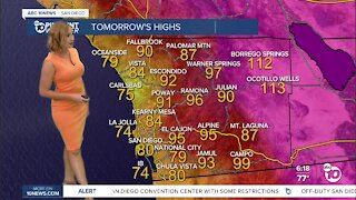 ABC 10News Pinpoint Weather with Meteorologist Leah Pezzetti