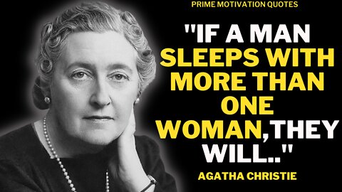 Agatha Christie Quotes to Know Now and Not Regret Later.Best quote | English quotes | life quote🧠