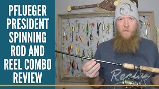 Pflueger President Spinning Rod and Reel Combo Review / Budget Friendly Fishing Gear