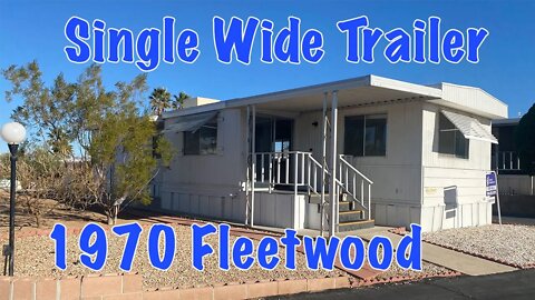 1970 Fleetwood Refurbished Mobile Home Tour in a Senior Community. Holiday Mobile Home Park 214.