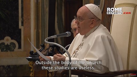 Pope warns against biblical studies outside of the Catholic Church... Really!