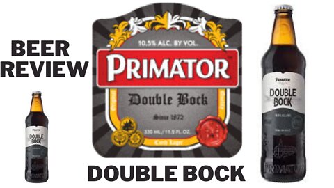 BEER REVIEW! PRIMATOR DOUBLE BOCK 10.5% CZECH REPULBIC IMPORTED!!