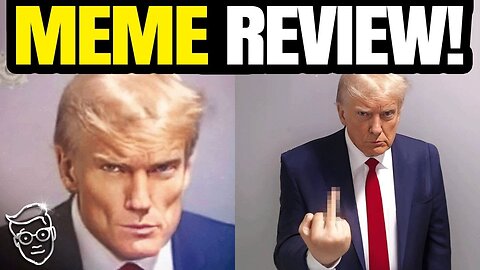 TRUMP MUGSHOT MEME REVIEW | BREAK THE INTERNET 🇺🇸👊🏼