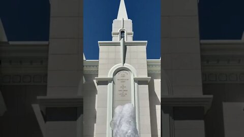 Bountiful Utah Temple - Fountain of Living Waters