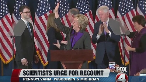 Scientists demand recount for Hillary Clinton