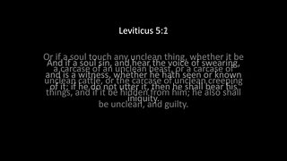 Leviticus Chapter 5
