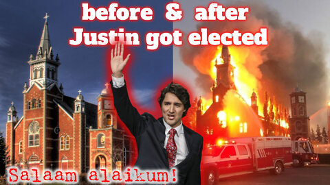 Justin Trudeau wishing happy ramadan. (criticism) Burning churches trampeld Christianity.