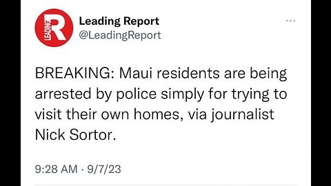 Maui Reporter EXPOSES Dark TRUTH About Island Fire: "The FEDS Are Destroying Evidence, Here's PROOF"