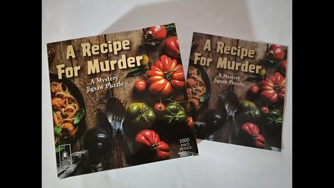 A Recipe for Murder Jigsaw Puzzle Time Lapse *Spoiler*
