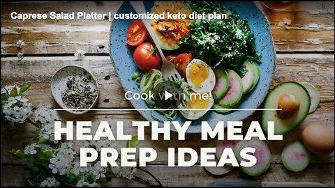 Learn how to make a keto Caprese salad platter