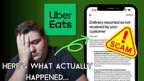 I Got SCAMMED By an UberEats Customer!! A Dark Truth REVEALED!