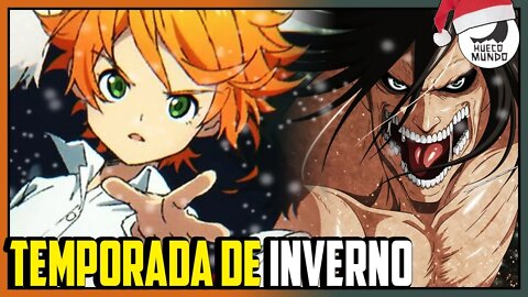 NOVOS ANIMES da temporada de Inverno!!| Hueco Mundo