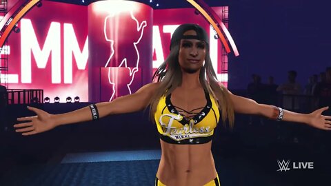 WWE 2k22 NXT 2 0 Nikki Bella Entrance