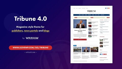 Tribune Magazine WordPress Theme by WPZOOM - Is it worth buying?