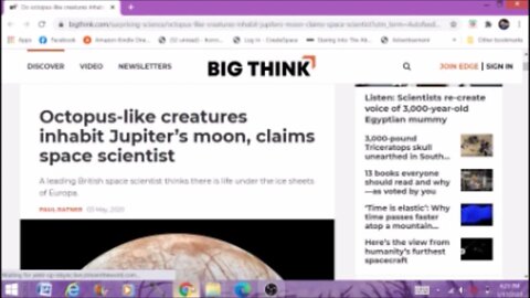 Octopus Like Creatures Inhabit Jupiter's Moon Claims Space Scientist Paranormal News