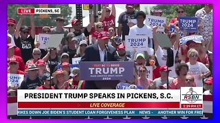 PRESIDENT TRUMP Q STORM SPEECH - PICKENS SOUTH CAROLINA - JULY 1, 2023