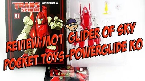 Transformers Power Glide KO (M-01 Glider of Sky Pocket Toys )Unboxing